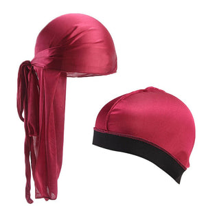 Silky Durag and Wave Cap Bundle Collection