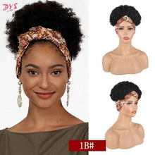 Load image into Gallery viewer, Curly 2 in 1 Synthetic Wrap-Wig - SilkyDurag.com
