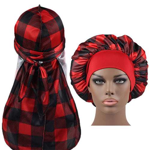Silky Durag and Bonnet His Hers Collection
