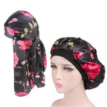 Load image into Gallery viewer, Floral Durag &amp; Bonnet Bundle Collection - SilkyDurag